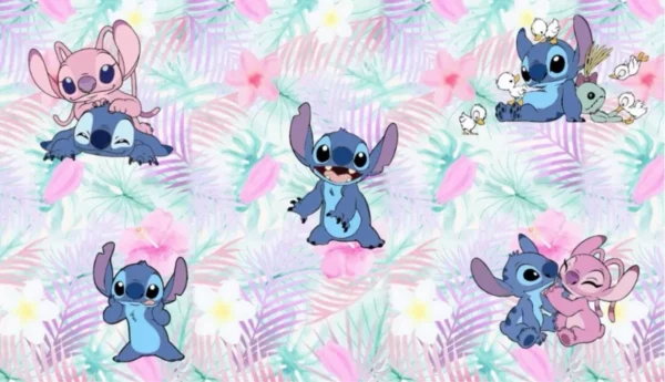 Papel De Parede Adesivo Stitch ( L 3.00x2.00 A )