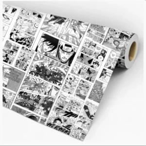 Papel De Parede Adesivo Teens Mangá Quadrinho Hq Naruto