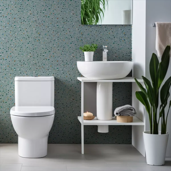 Papel De Parede Adesivo Terrazzo Vinílico Granilite 3,5m