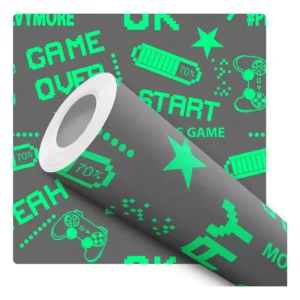 Papel De Parede Adesivo Video Game Gamer Quarto Controle 10m