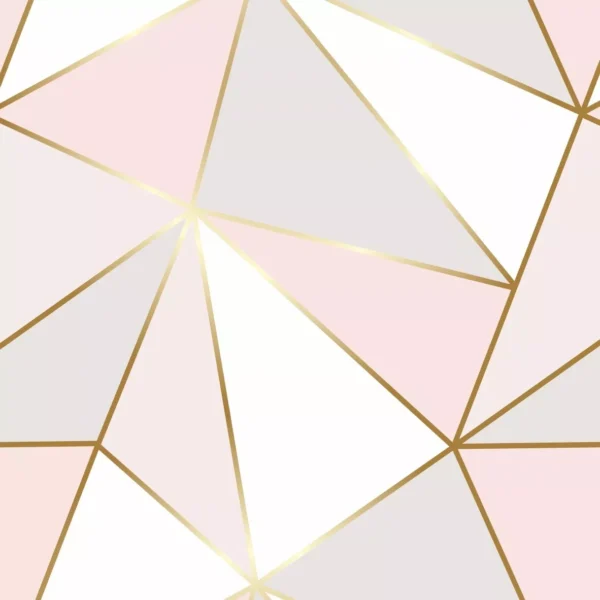 Papel De Parede Adesivo Zara Rose Gold Quarto Sala Rolo 10m