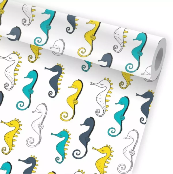 Papel De Parede Animais Cavalo Marinho Fundo Do Mar A71