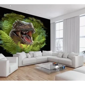 Papel De Parede Animais Dinossauro Jurassic 10m² Anm436