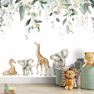 Papel De Parede Animais Kids Safari Selva 2,50x2,00m G1218