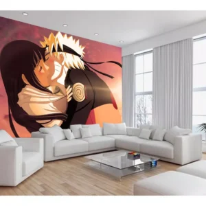 Papel De Parede Anime Naruto Mangá Desenho Art 7,5m² Nrt04