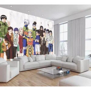 Papel De Parede Anime Naruto Mangá Desenho Art 7,5m² Nrt10