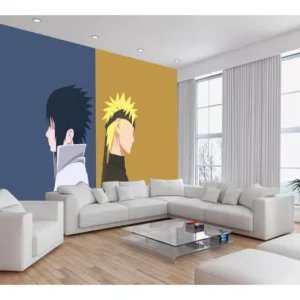 Papel De Parede Anime Naruto Mangá Desenho Art 7,5m² Nrt13