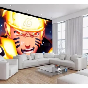 Papel De Parede Anime Naruto Mangá Desenho Art 7,5m² Nrt16