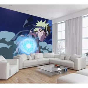 Papel De Parede Anime Naruto Mangá Desenho Art 7,5m² Nrt17