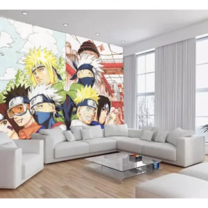 Papel De Parede Anime Naruto Mangá Desenho Art 7,5m² Nrt25