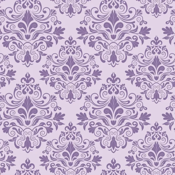 Papel De Parede Arabesco Quarto Sala Escritório Roxo Rosa