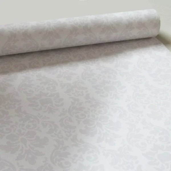 Papel De Parede Arabesco Riade Cinza 0,58 X 3,00m