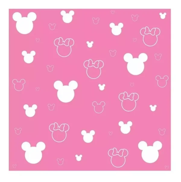 Papel De Parede Auto Colante Mickey Mouse Disney Minnie 9m²