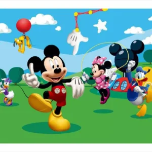 Papel De Parede Auto Colante Pvc - Mickey Mouse Disney - 6m²