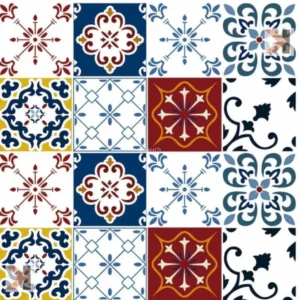 Papel De Parede Azulejo Português Efeito 3d Adesivo