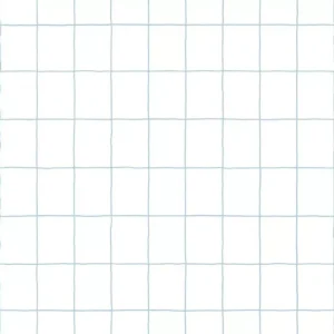 Papel De Parede Bobinex Sonhos 4222 Quadriculado Grid Azul