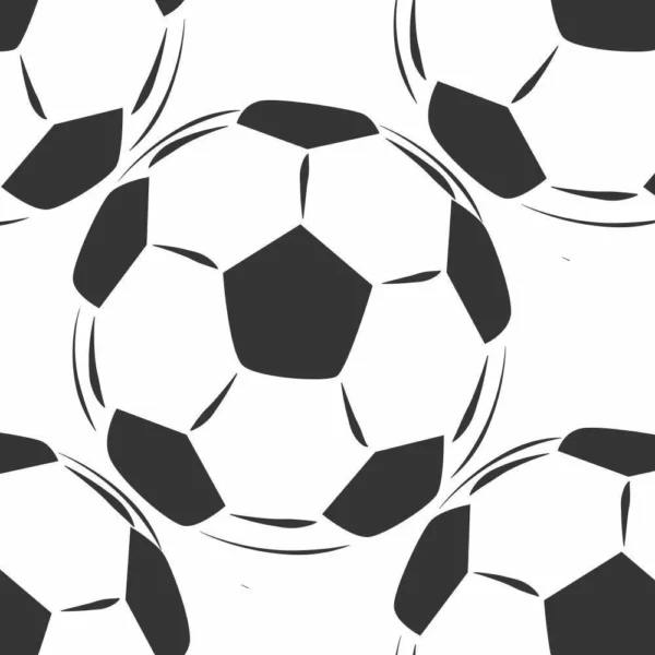 Papel De Parede Bola Futebol Preto Branco Quarto Menino 5m