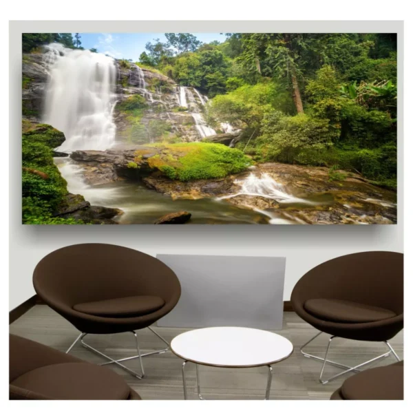 Papel De Parede Cachoeira Natureza Paisagem 2m² Adesivo S80