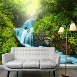 Papel De Parede Cachoeira Paisagens Natureza Floresta Gg202