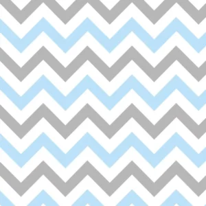 Papel De Parede Chevron Azul Cinza Branco Decorativo Adesivo