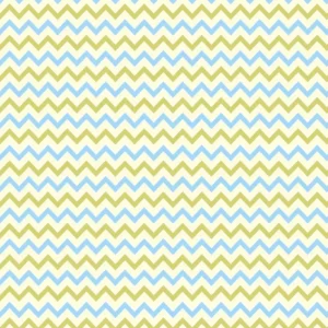 Papel De Parede Chevron Azul Claro E Amarelo Adesivo Lavavel