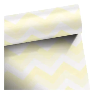 Papel De Parede Chevron Soft Amarelo 0,58x3,00m