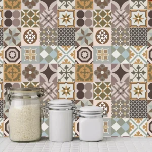 Papel De Parede Cozinha Azulejo Português Lavável