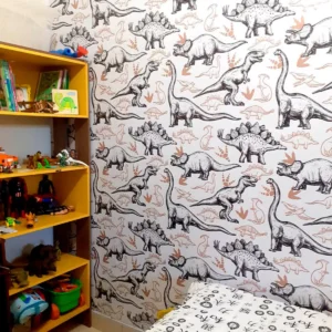 Papel De Parede Decorativo Infantil Dinossauros