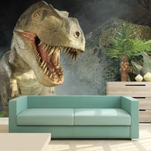 Papel De Parede Dinossauro 3d Infantil Adesivo Criança Gg509