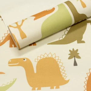 Papel De Parede Dinossauro Infantil Quarto Menino Vinílico