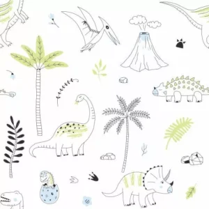 Papel De Parede Dinossauros C3767b