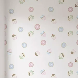 Papel De Parede Doce Chocolate De Menina Infantil M² Pp106