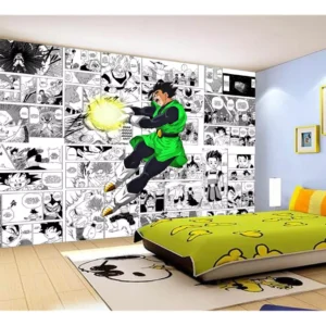 Papel De Parede Dragon Ball Goku Gohan Anime 7,5m² Dbz716