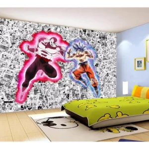 Papel De Parede Dragon Ball Goku Jiren Anime 7,5m² Dbz563