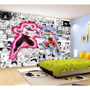 Papel De Parede Dragon Ball Goku Jiren Anime 7,5m² Dbz677