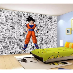 Papel De Parede Dragon Ball Goku Página Manga 7,5m² Dbz511