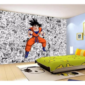 Papel De Parede Dragon Ball Goku Página Manga 7,5m² Dbz512