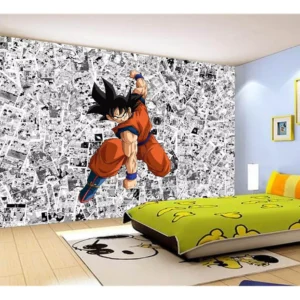 Papel De Parede Dragon Ball Goku Página Manga 7,5m² Dbz513