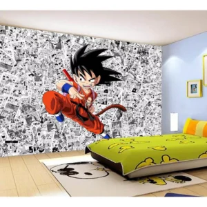 Papel De Parede Dragon Ball Goku Página Manga 7,5m² Dbz514