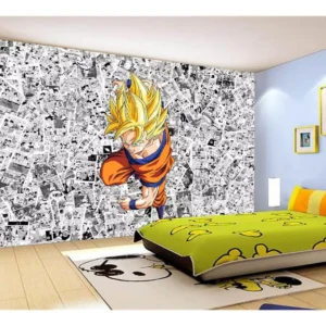 Papel De Parede Dragon Ball Goku Página Manga 7,5m² Dbz517