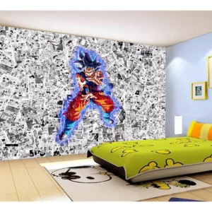 Papel De Parede Dragon Ball Goku Página Manga 7,5m² Dbz518