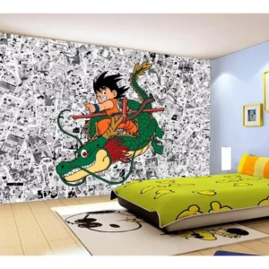 Papel De Parede Dragon Ball Goku Página Manga 7,5m² Dbz519