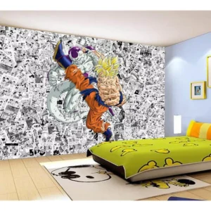 Papel De Parede Dragon Ball Goku Página Manga 7,5m² Dbz523