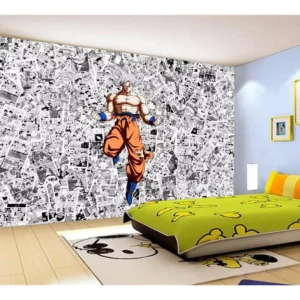 Papel De Parede Dragon Ball Goku Página Manga 7,5m² Dbz524