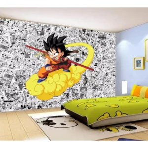 Papel De Parede Dragon Ball Goku Página Manga 7,5m² Dbz527