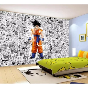 Papel De Parede Dragon Ball Goku Página Manga 7,5m² Dbz529