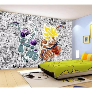 Papel De Parede Dragon Ball Goku Página Manga 7,5m² Dbz531