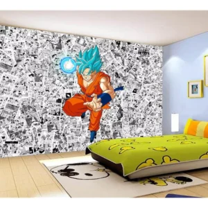 Papel De Parede Dragon Ball Goku Página Manga 7,5m² Dbz534