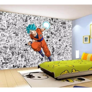 Papel De Parede Dragon Ball Goku Página Manga 7,5m² Dbz535