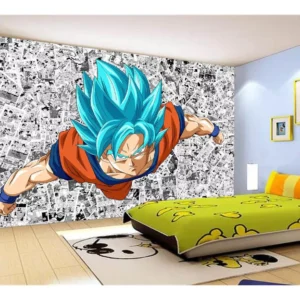 Papel De Parede Dragon Ball Goku Página Manga 7,5m² Dbz536